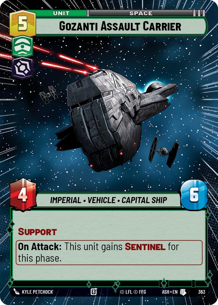 Gozanti Assault Carrier (363) (Hyperspace) (363) [Ashes of the Empire] | Exor Games New Glasgow