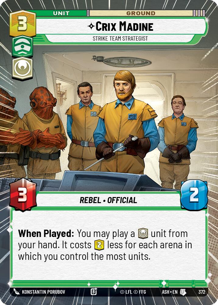 Crix Madine - Strike Team Strategist (372) (Hyperspace) (372) [Ashes of the Empire] | Exor Games New Glasgow