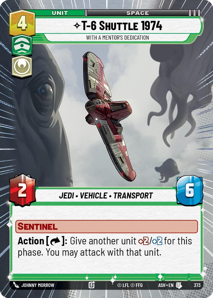 T-6 Shuttle 1974 - With a Mentor's Dedication (373) (Hyperspace) (373) [Ashes of the Empire] | Exor Games New Glasgow