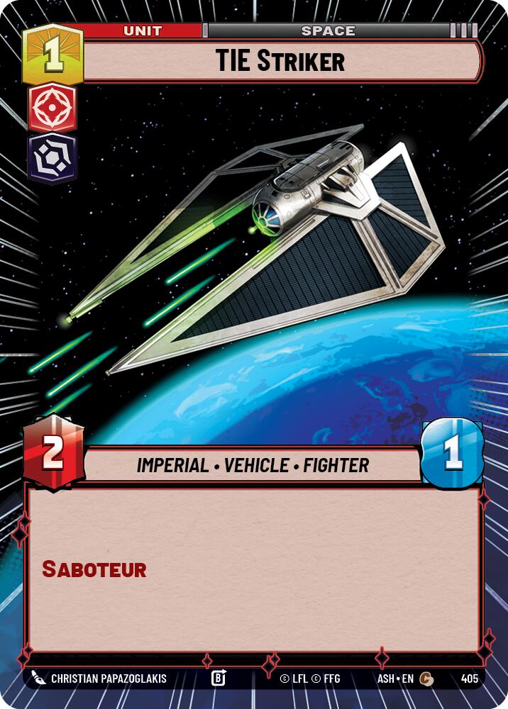 TIE Striker (405) (Hyperspace) (405) [Ashes of the Empire] | Exor Games New Glasgow