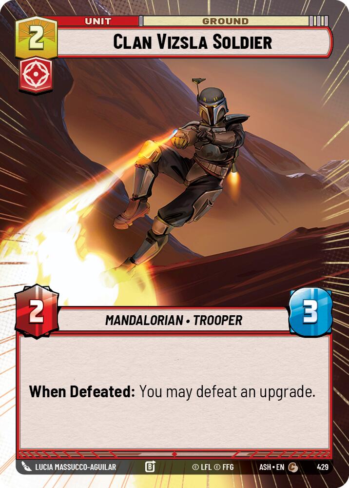 Clan Vizsla Soldier (429) (Hyperspace) (429) [Ashes of the Empire] | Exor Games New Glasgow
