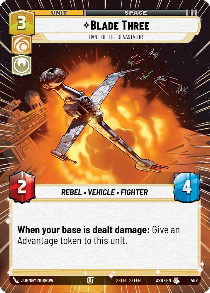 Blade Three - Bane of the Devastator (468) (Hyperspace) (468) [Ashes of the Empire] | Exor Games New Glasgow