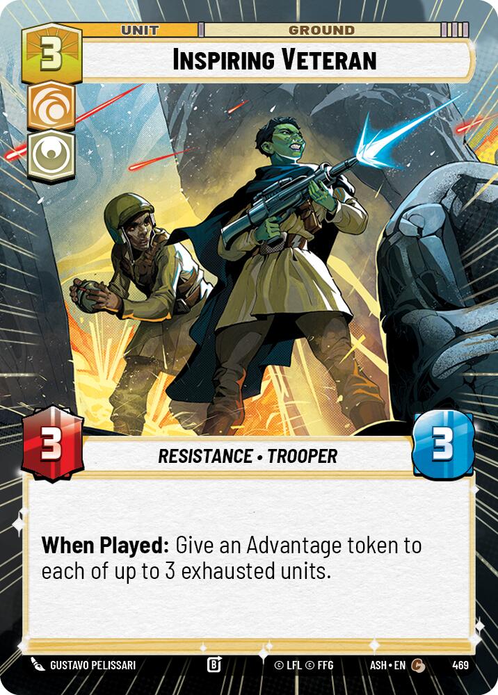 Inspiring Veteran (469) (Hyperspace) (469) [Ashes of the Empire] | Exor Games New Glasgow