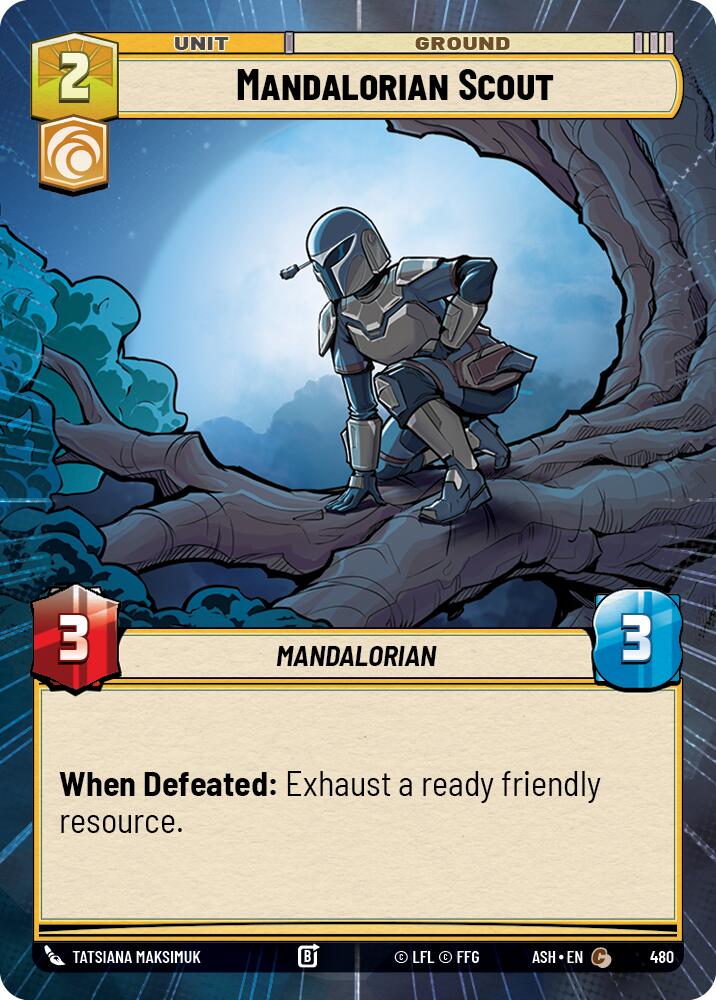 Mandalorian Scout (480) (Hyperspace) (480) [Ashes of the Empire] | Exor Games New Glasgow
