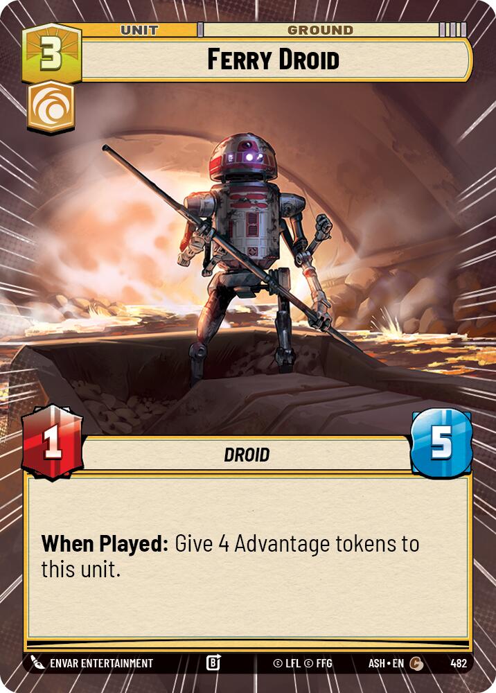Ferry Droid (482) (Hyperspace) (482) [Ashes of the Empire] | Exor Games New Glasgow