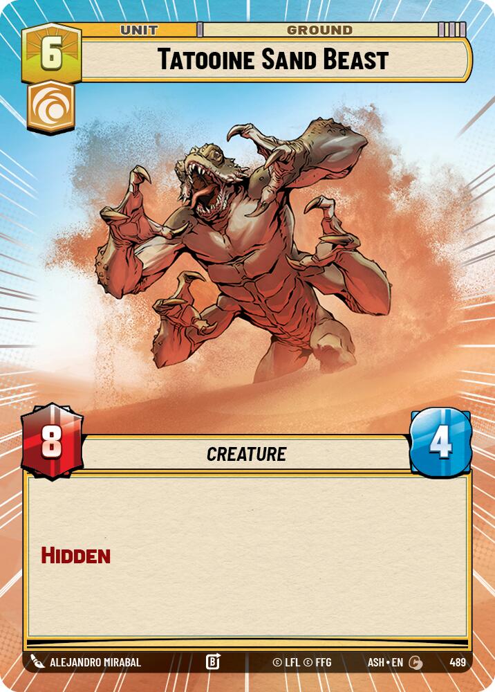 Tatooine Sand Beast (489) (Hyperspace) (489) [Ashes of the Empire] | Exor Games New Glasgow