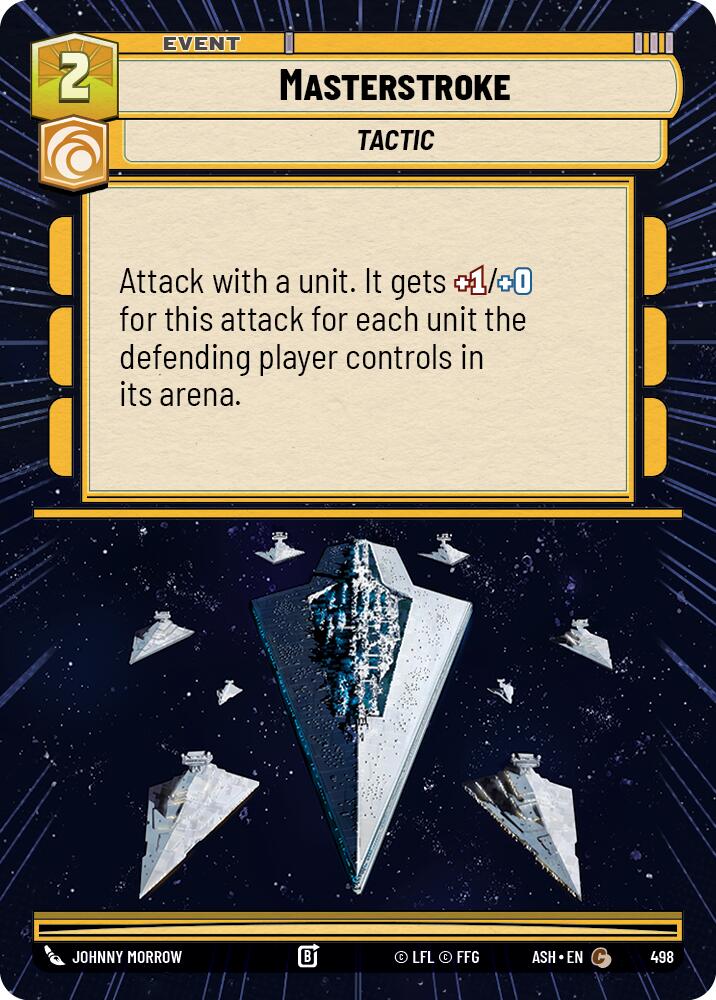 Masterstroke (498) (Hyperspace) (498) [Ashes of the Empire] | Exor Games New Glasgow