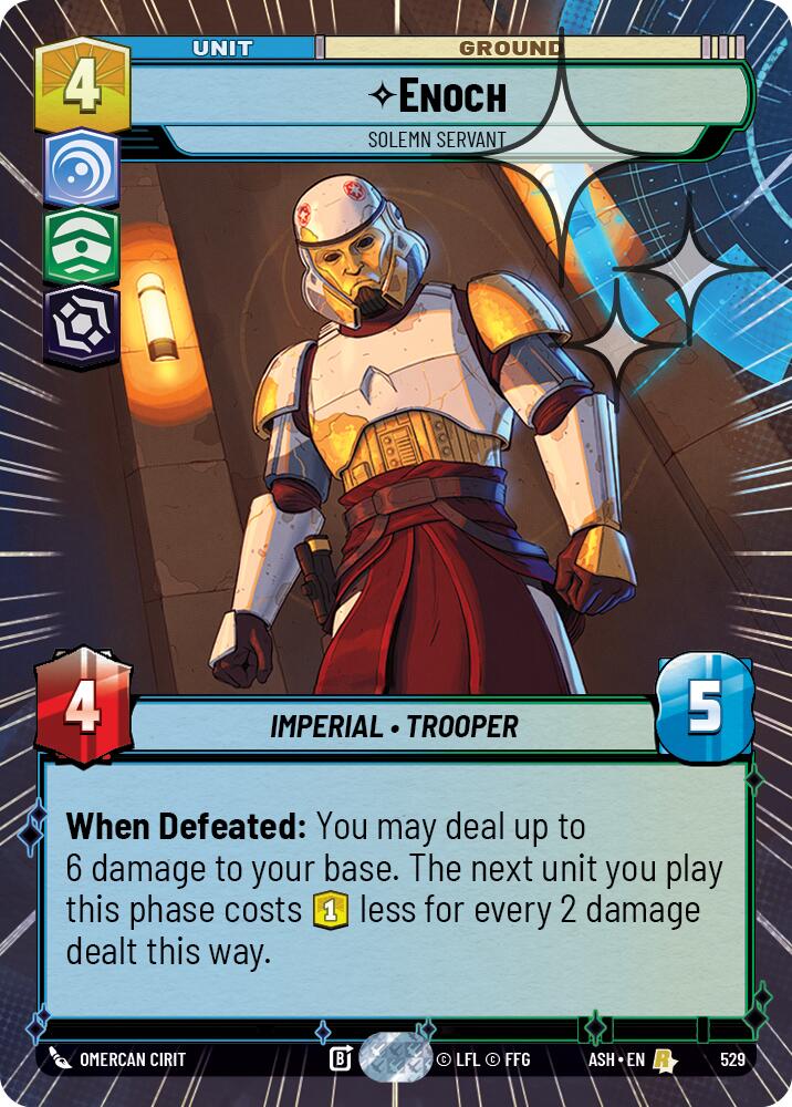 Enoch - Solemn Servant (529) (Hyperspace Foil) (529) [Ashes of the Empire] | Exor Games New Glasgow