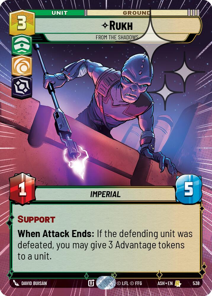 Rukh - From the Shadows (538) (Hyperspace Foil) (538) [Ashes of the Empire] | Exor Games New Glasgow