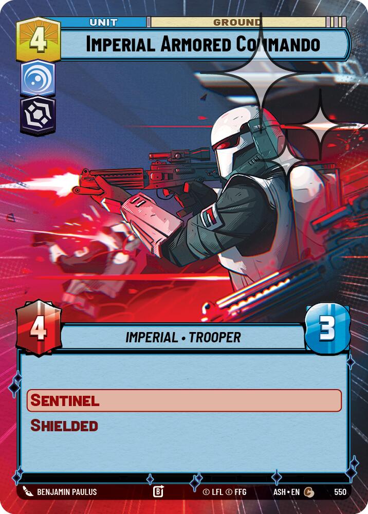 Imperial Armored Commando (550) (Hyperspace Foil) (550) [Ashes of the Empire] | Exor Games New Glasgow
