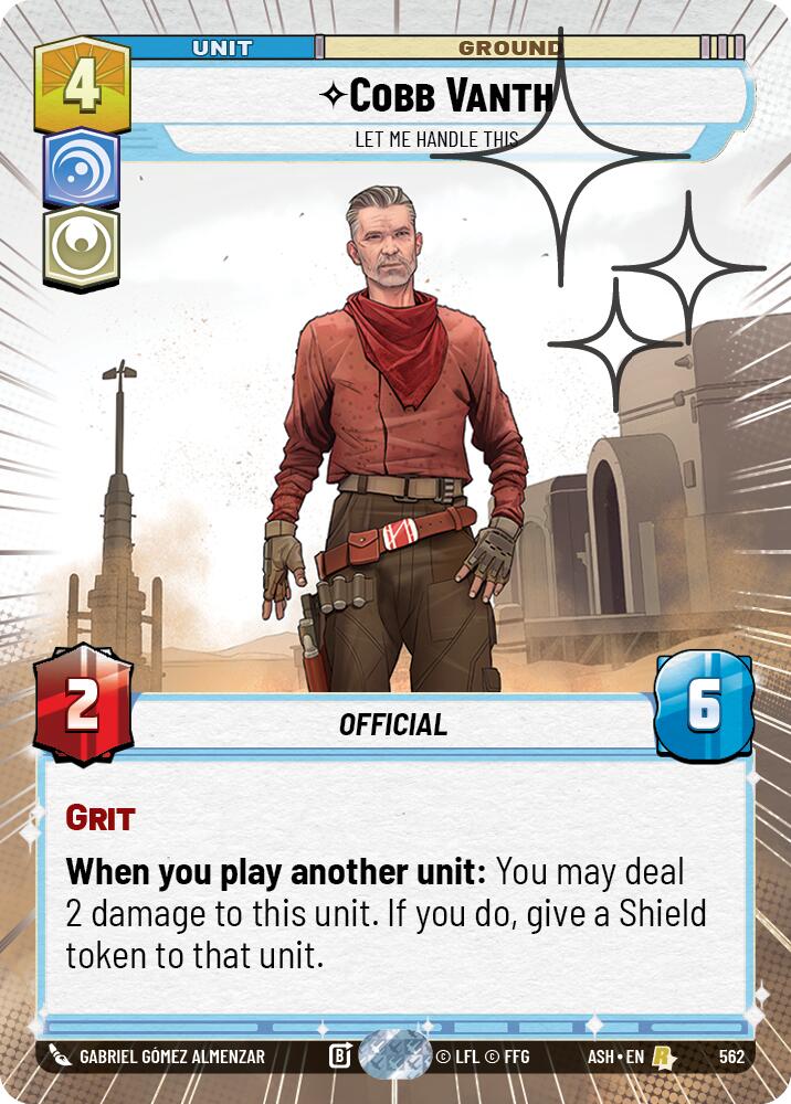 Cobb Vanth - Let Me Handle This (562) (Hyperspace Foil) (562) [Ashes of the Empire] | Exor Games New Glasgow