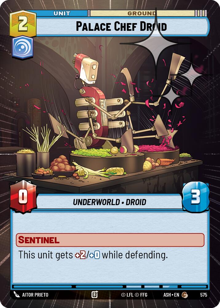 Palace Chef Droid (575) (Hyperspace Foil) (575) [Ashes of the Empire] | Exor Games New Glasgow