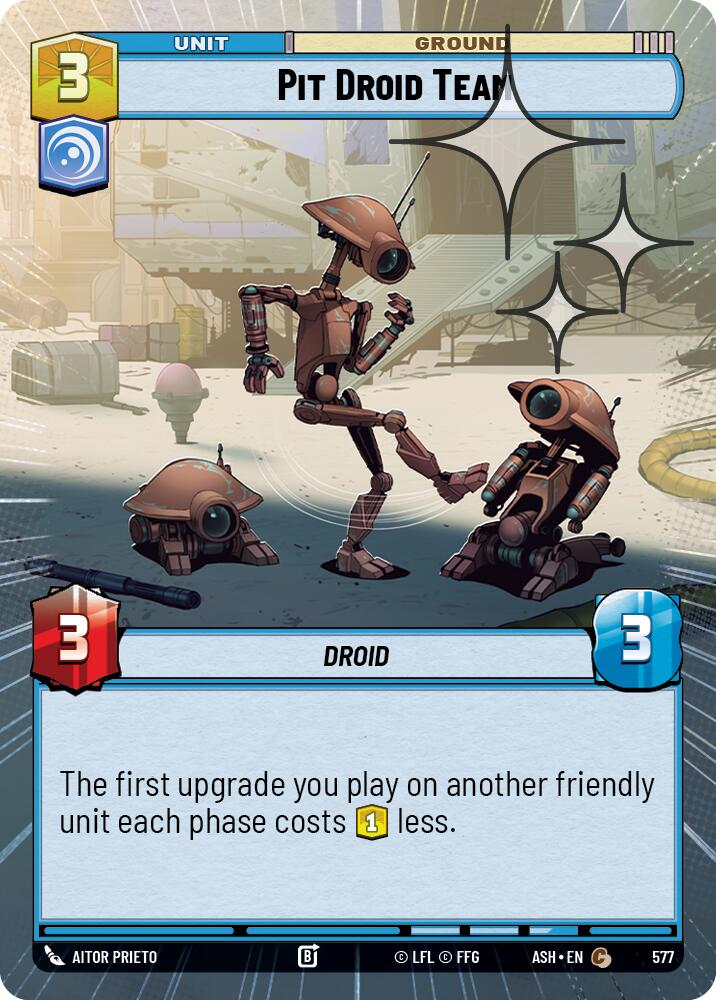 Pit Droid Team (577) (Hyperspace Foil) (577) [Ashes of the Empire] | Exor Games New Glasgow