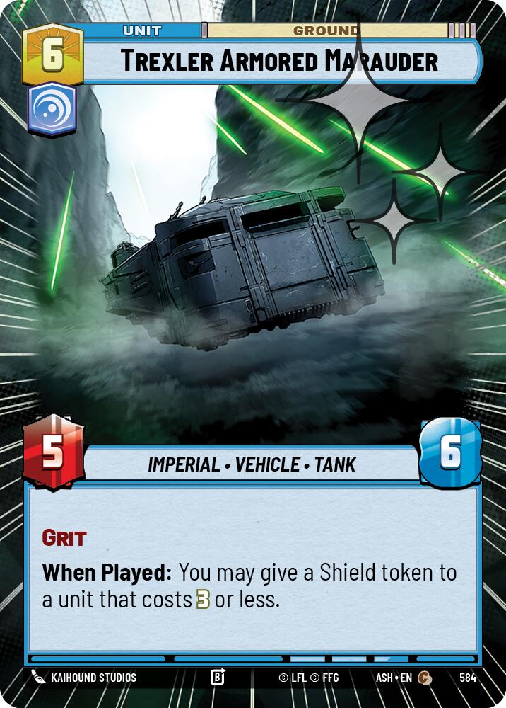 Trexler Armored Marauder (584) (Hyperspace Foil) (584) [Ashes of the Empire] | Exor Games New Glasgow