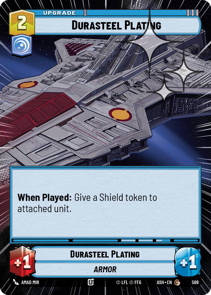 Durasteel Plating (588) (Hyperspace Foil) (588) [Ashes of the Empire] | Exor Games New Glasgow