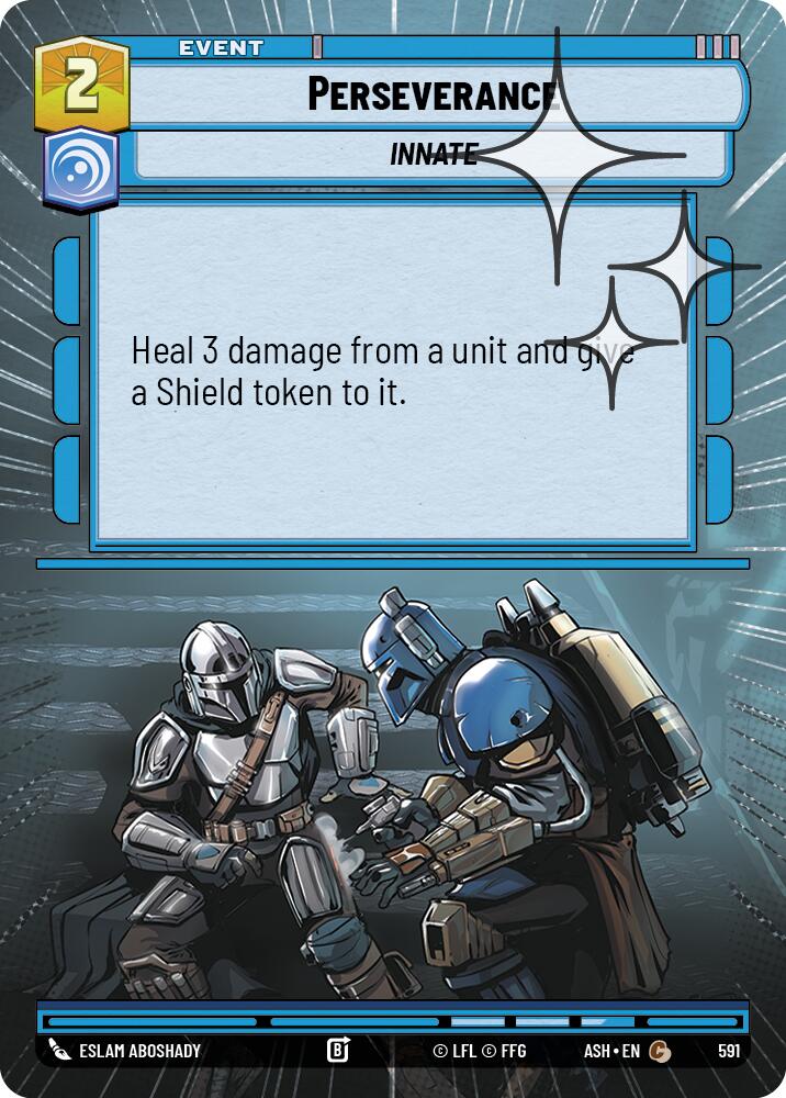 Perseverance (591) (Hyperspace Foil) (591) [Ashes of the Empire] | Exor Games New Glasgow