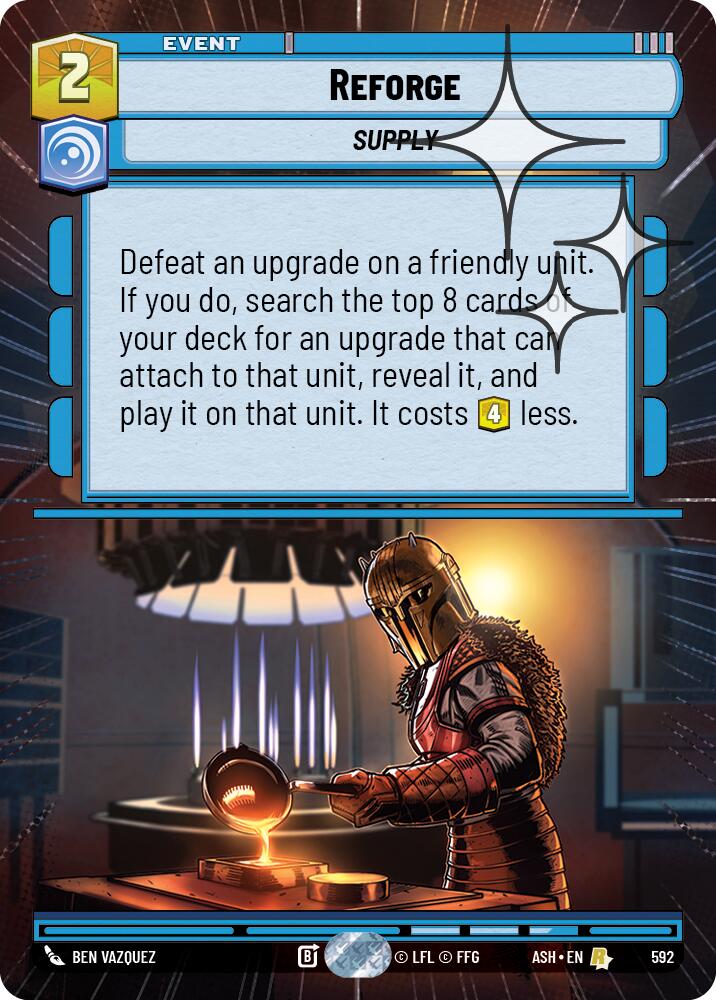 Reforge (592) (Hyperspace Foil) (592) [Ashes of the Empire] | Exor Games New Glasgow
