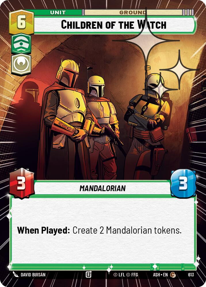 Children of the Watch (613) (Hyperspace Foil) (613) [Ashes of the Empire] | Exor Games New Glasgow