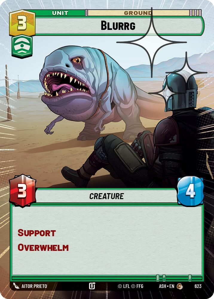 Blurrg (623) (Hyperspace Foil) (623) [Ashes of the Empire] | Exor Games New Glasgow