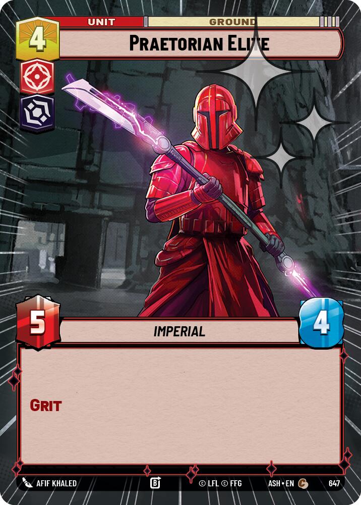 Praetorian Elite (647) (Hyperspace Foil) (647) [Ashes of the Empire] | Exor Games New Glasgow