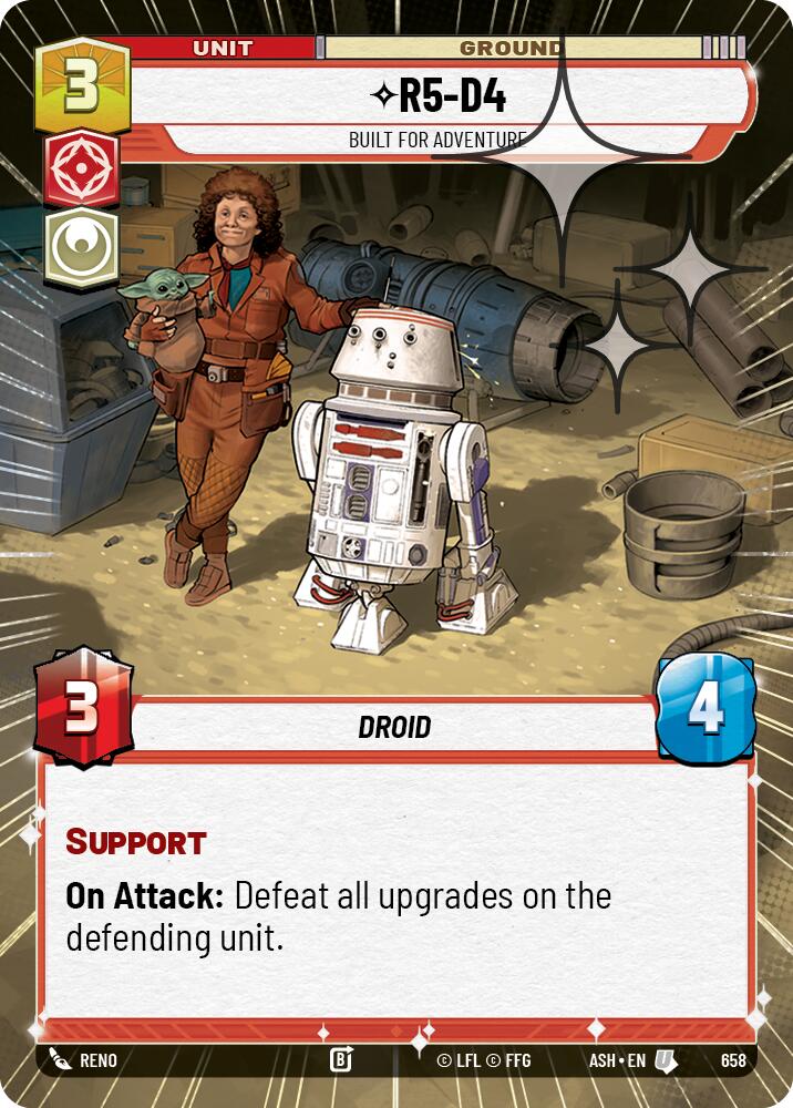 R5-D4 - Built for Adventure (658) (Hyperspace Foil) (658) [Ashes of the Empire] | Exor Games New Glasgow
