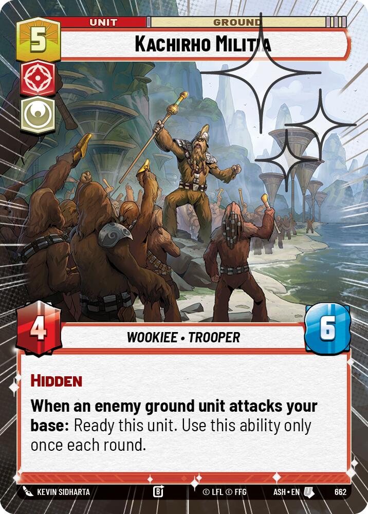 Kachirho Militia (662) (Hyperspace Foil) (662) [Ashes of the Empire] | Exor Games New Glasgow