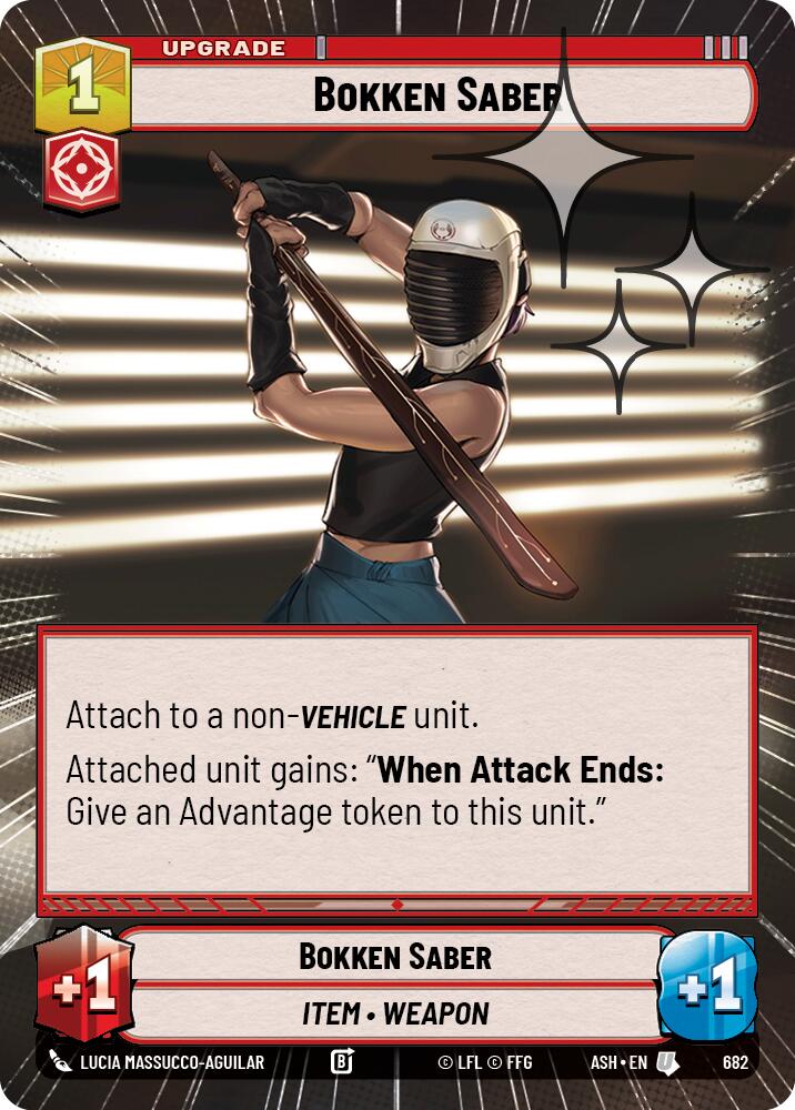 Bokken Saber (682) (Hyperspace Foil) (682) [Ashes of the Empire] | Exor Games New Glasgow