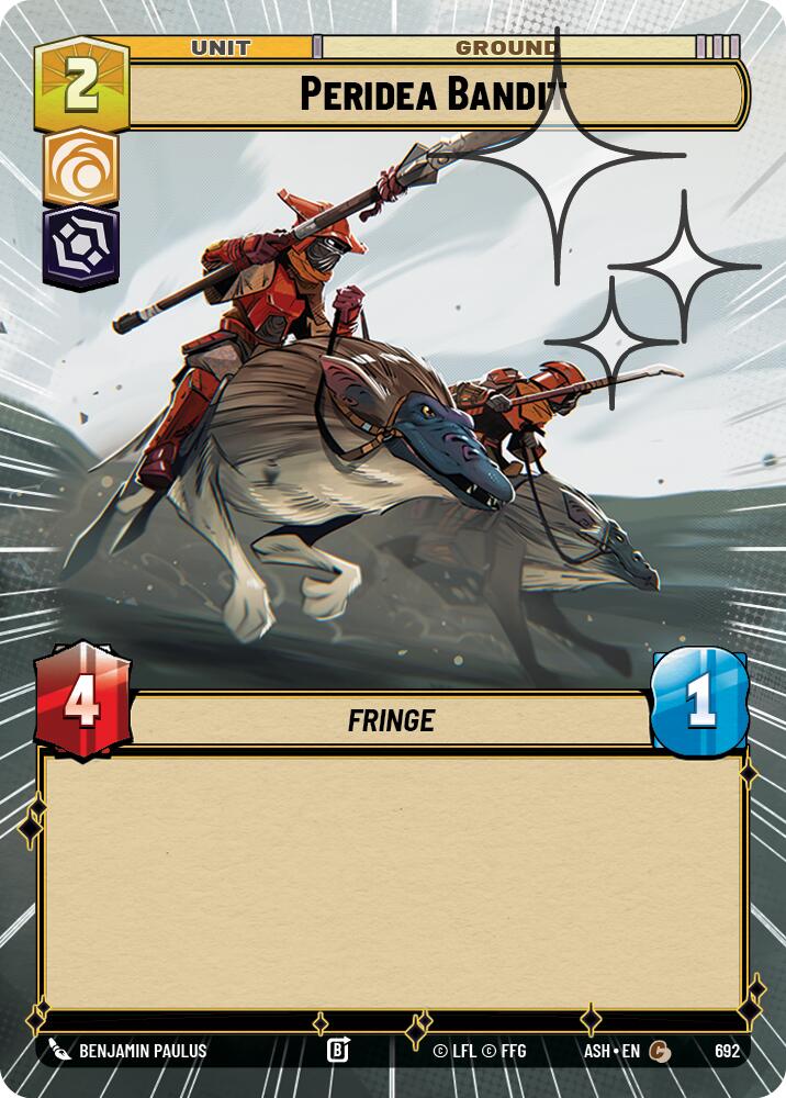 Peridea Bandit (692) (Hyperspace Foil) (692) [Ashes of the Empire] | Exor Games New Glasgow