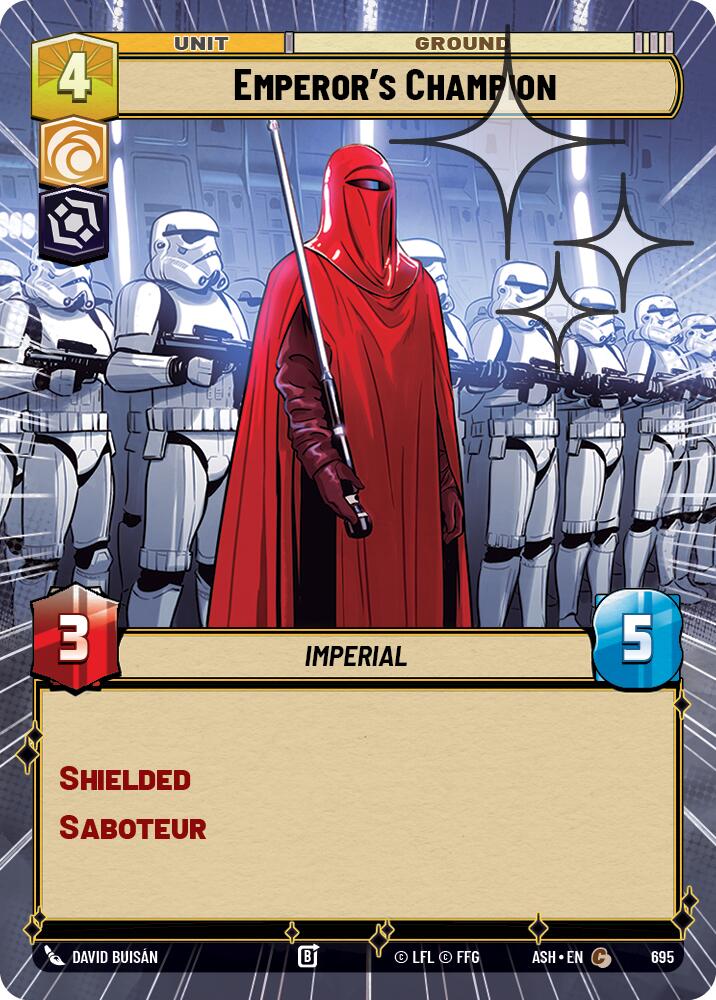 Emperor's Champion (695) (Hyperspace Foil) (695) [Ashes of the Empire] | Exor Games New Glasgow