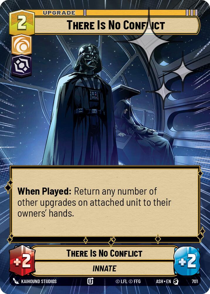 There Is No Conflict (701) (Hyperspace Foil) (701) [Ashes of the Empire] | Exor Games New Glasgow