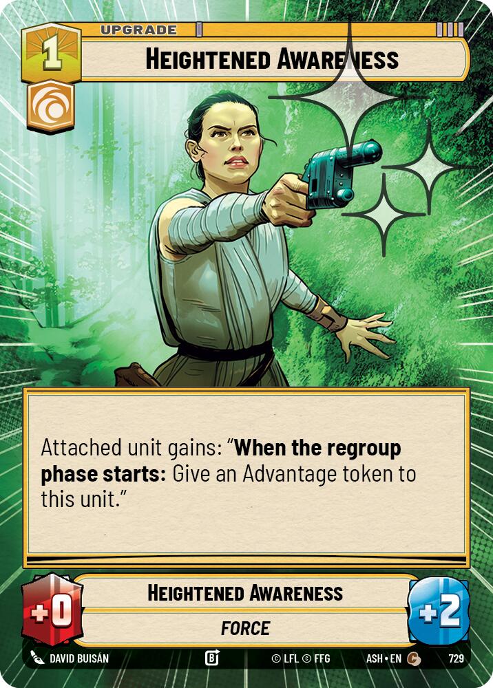 Heightened Awareness (729) (Hyperspace Foil) (729) [Ashes of the Empire] | Exor Games New Glasgow