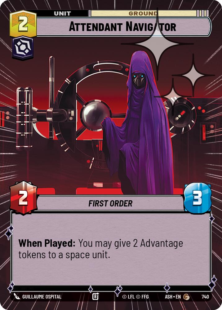 Attendant Navigator (740) (Hyperspace Foil) (740) [Ashes of the Empire] | Exor Games New Glasgow