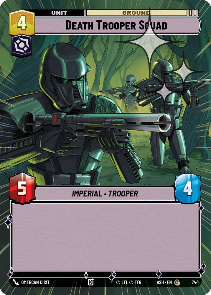 Death Trooper Squad (744) (Hyperspace Foil) (744) [Ashes of the Empire] | Exor Games New Glasgow