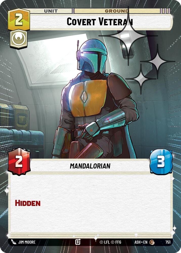 Covert Veteran (751) (Hyperspace Foil) (751) [Ashes of the Empire] | Exor Games New Glasgow