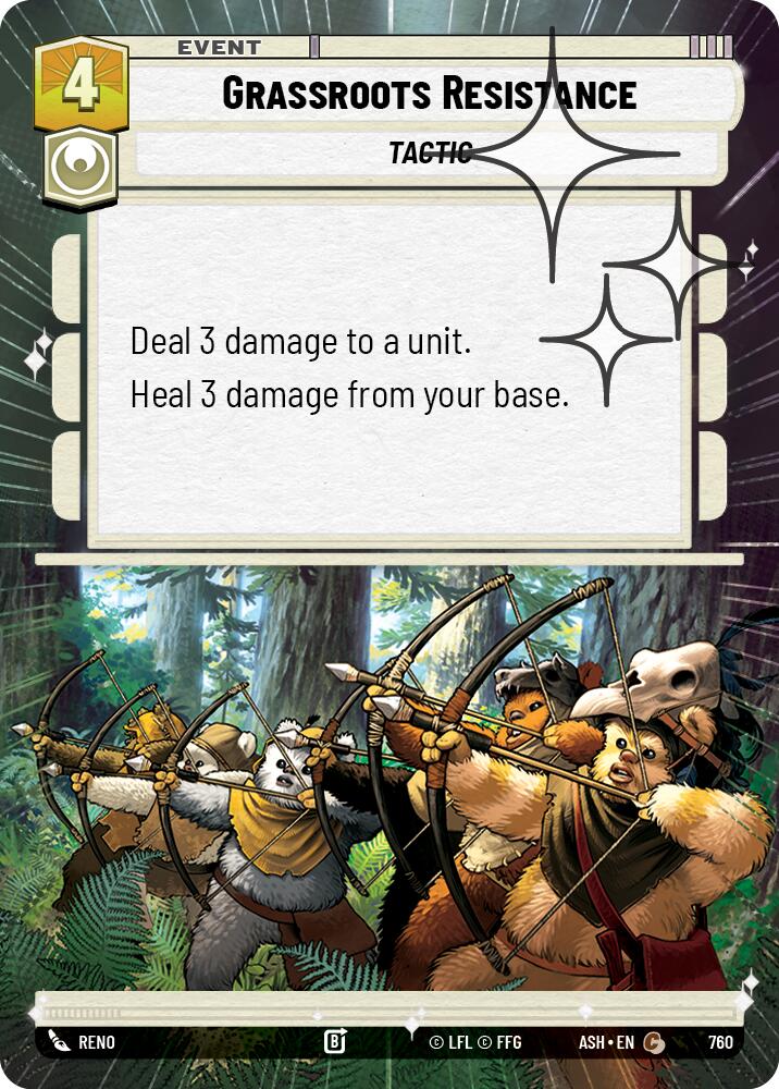 Grassroots Resistance (760) (Hyperspace Foil) (760) [Ashes of the Empire] | Exor Games New Glasgow