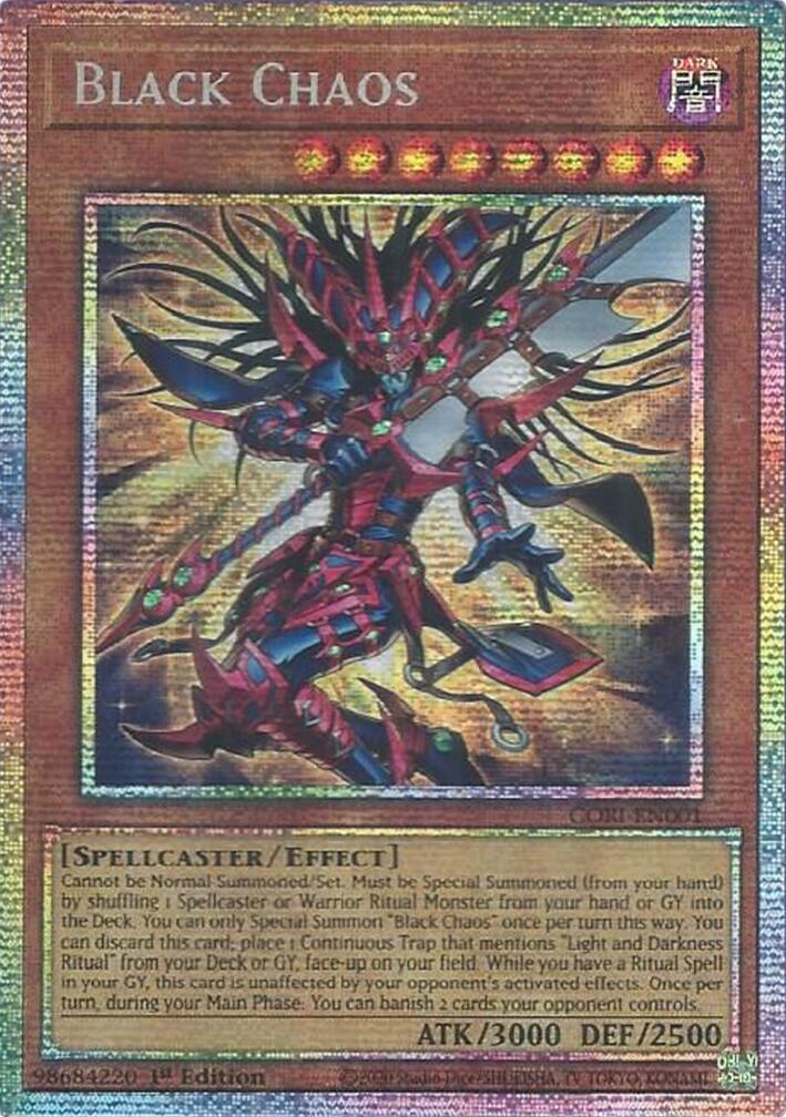 Black Chaos (Starlight Rare) [CORI-EN001] Starlight Rare | Exor Games New Glasgow