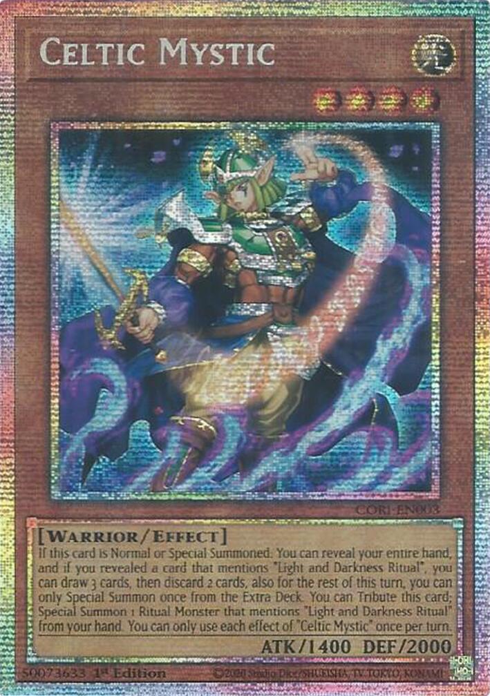 Celtic Mystic (Starlight Rare) [CORI-EN003] Starlight Rare | Exor Games New Glasgow