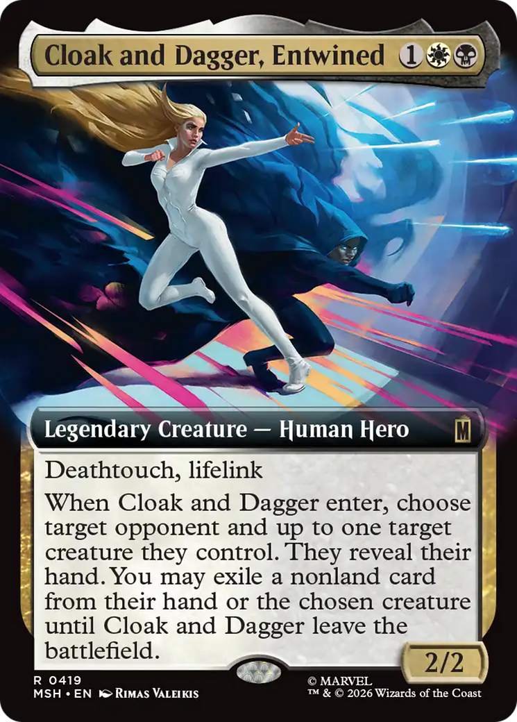 Cloak and Dagger, Entwined (Extended Art) [Marvel Super Heroes] | Exor Games New Glasgow