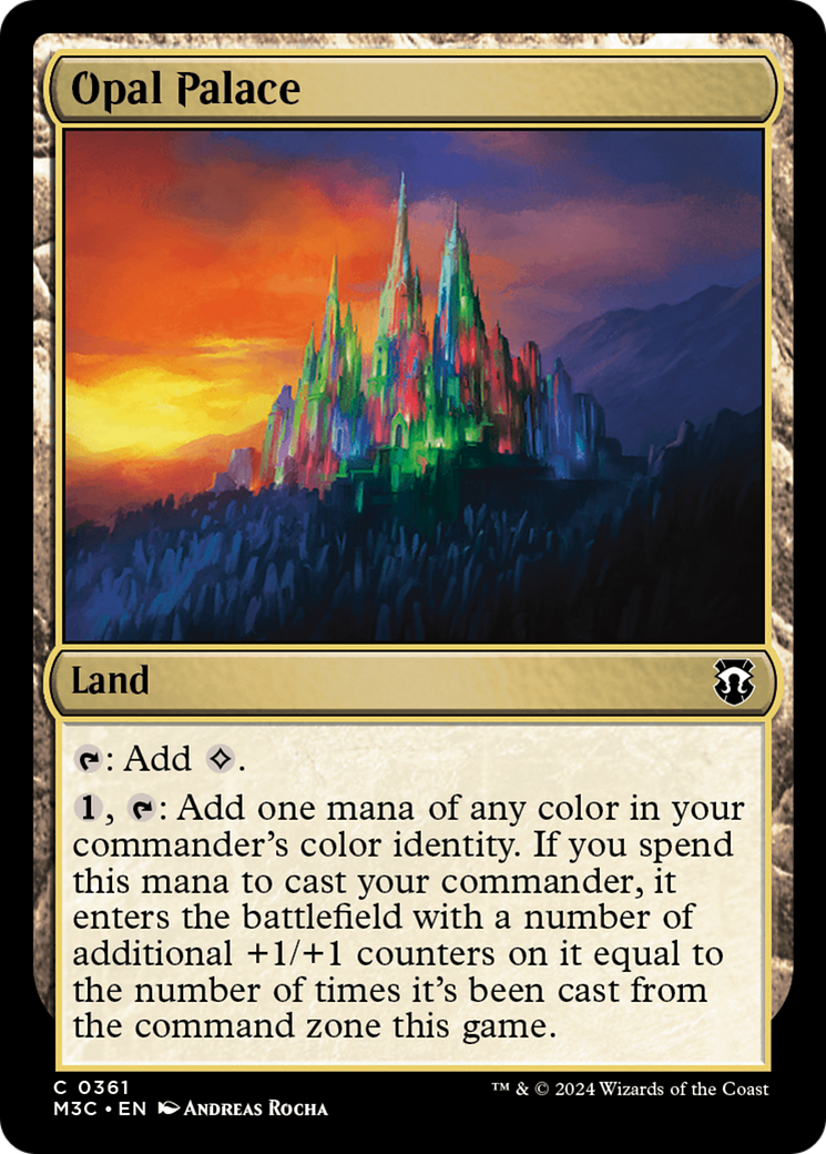 Opal Palace (Ripple Foil) [Modern Horizons 3 Commander] | Exor Games New Glasgow