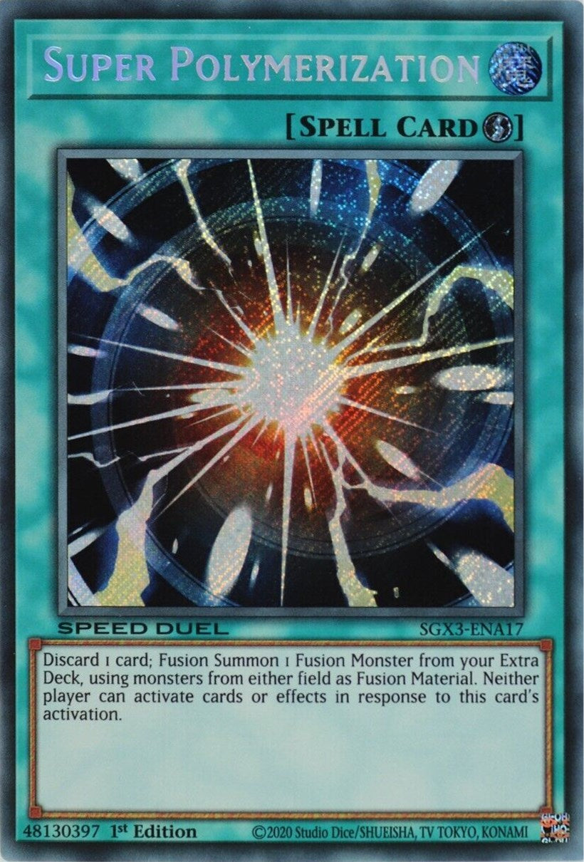 Super Polymerization [SGX3-ENA17] Secret Rare | Exor Games New Glasgow