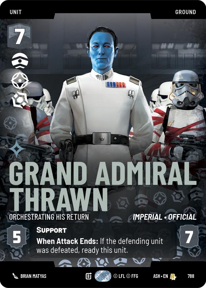 Grand Admiral Thrawn - Orchestrating His Return (788) (Prestige) (788) [Ashes of the Empire] | Exor Games New Glasgow