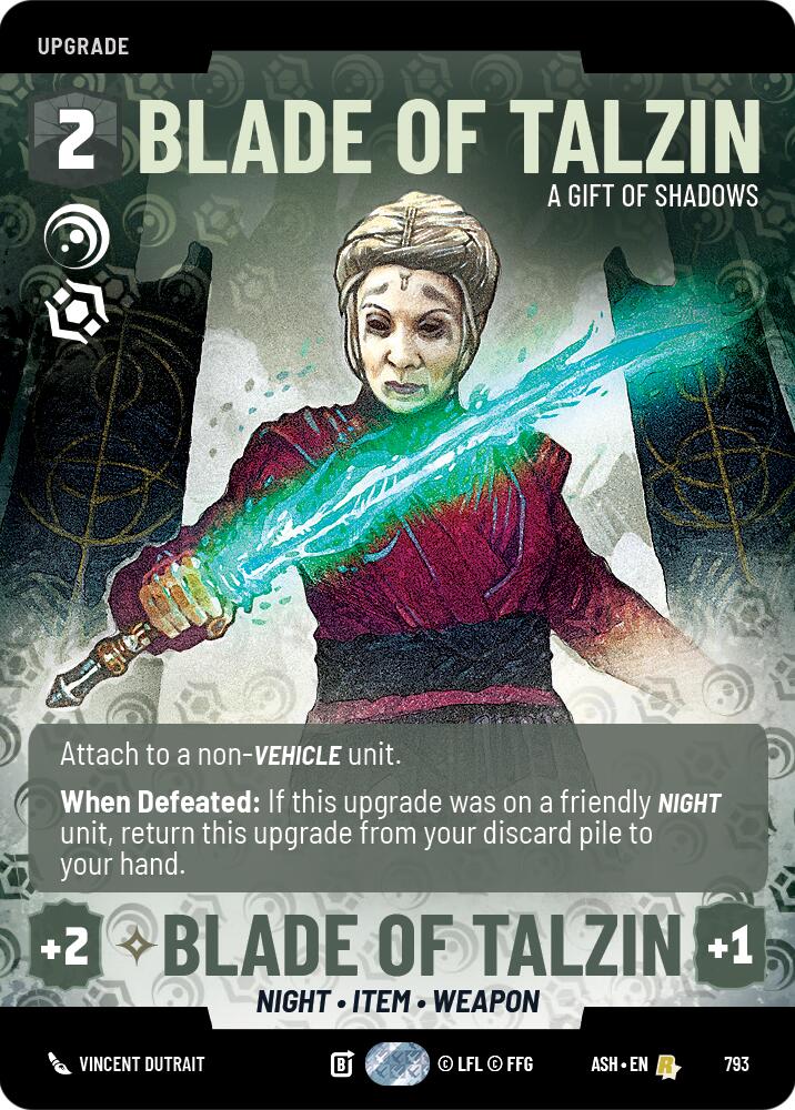 Blade of Talzin - A Gift of Shadows (793) (Prestige) (793) [Ashes of the Empire] | Exor Games New Glasgow