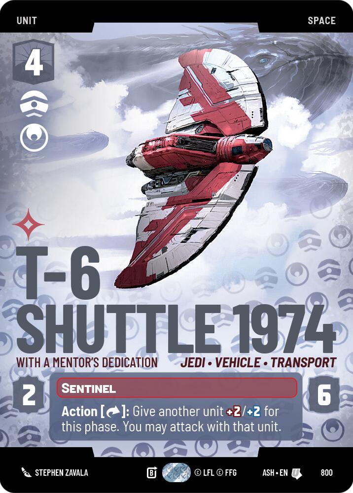 T-6 Shuttle 1974 - With a Mentor's Dedication (800) (Prestige) (800) [Ashes of the Empire] | Exor Games New Glasgow