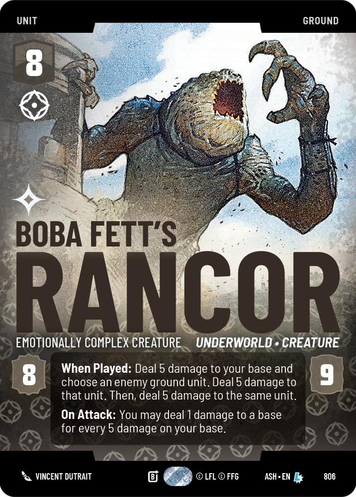 Boba Fett's Rancor - Emotionally Complex Creature (806) (Prestige) (806) [Ashes of the Empire] | Exor Games New Glasgow