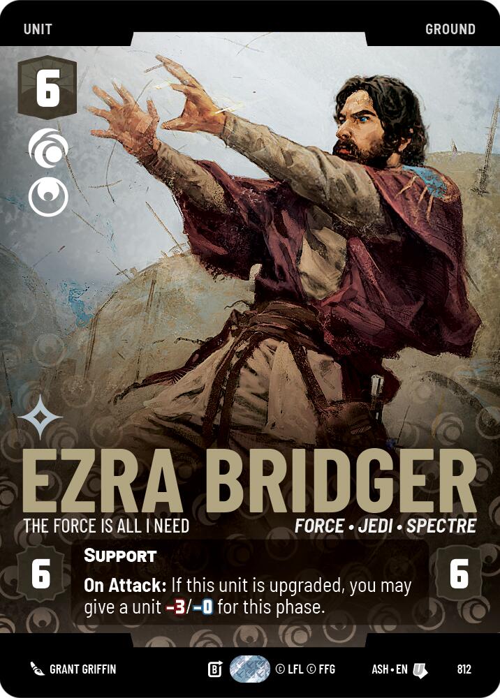 Ezra Bridger - The Force is All I Need (812) (Prestige) (812) [Ashes of the Empire] | Exor Games New Glasgow