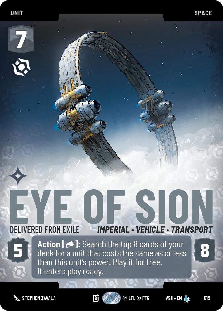 Eye of Sion - Delivered from Exile (815) (Prestige) (815) [Ashes of the Empire] | Exor Games New Glasgow