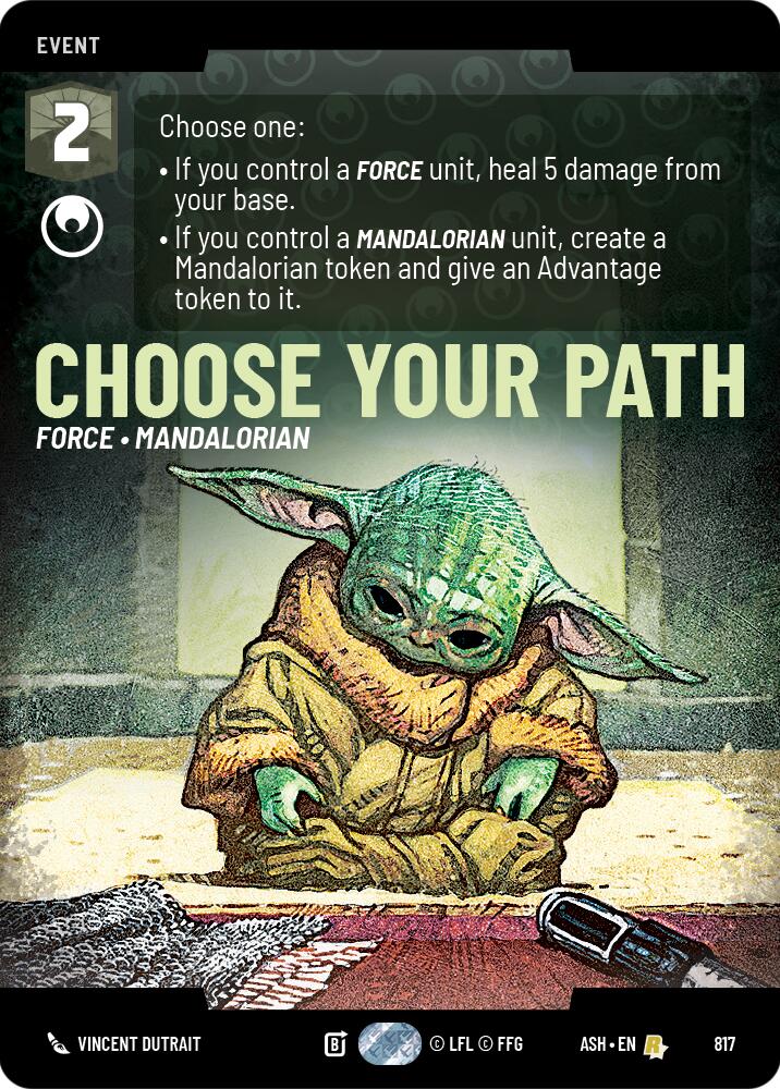 Choose Your Path (817) (Prestige) (817) [Ashes of the Empire] | Exor Games New Glasgow