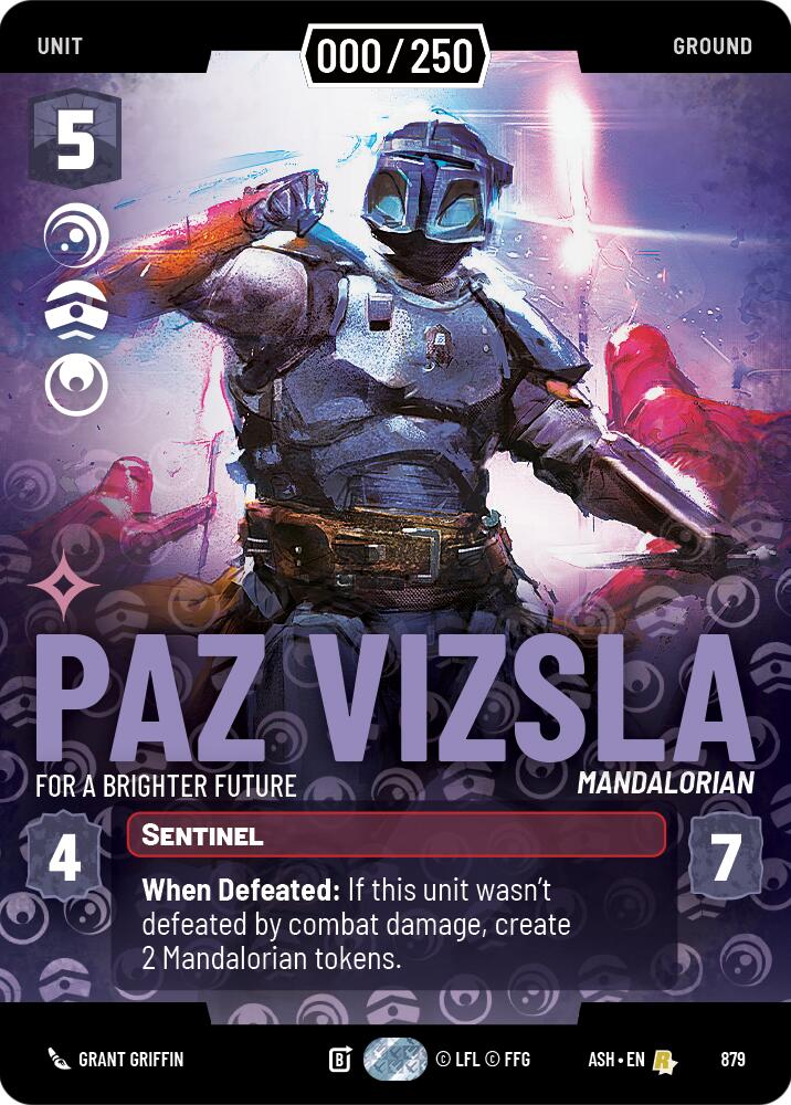 Paz Vizsla - For a Brighter Future (879) (Serialized) (879) [Ashes of the Empire] | Exor Games New Glasgow