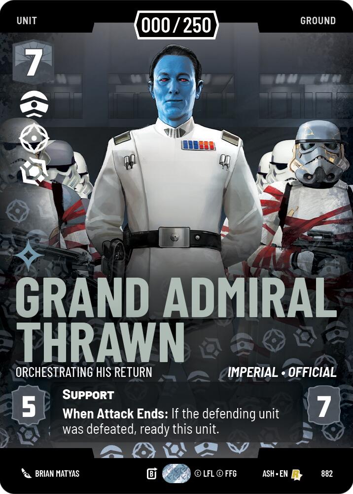 Grand Admiral Thrawn - Orchestrating His Return (882) (Serialized) (882) [Ashes of the Empire] | Exor Games New Glasgow