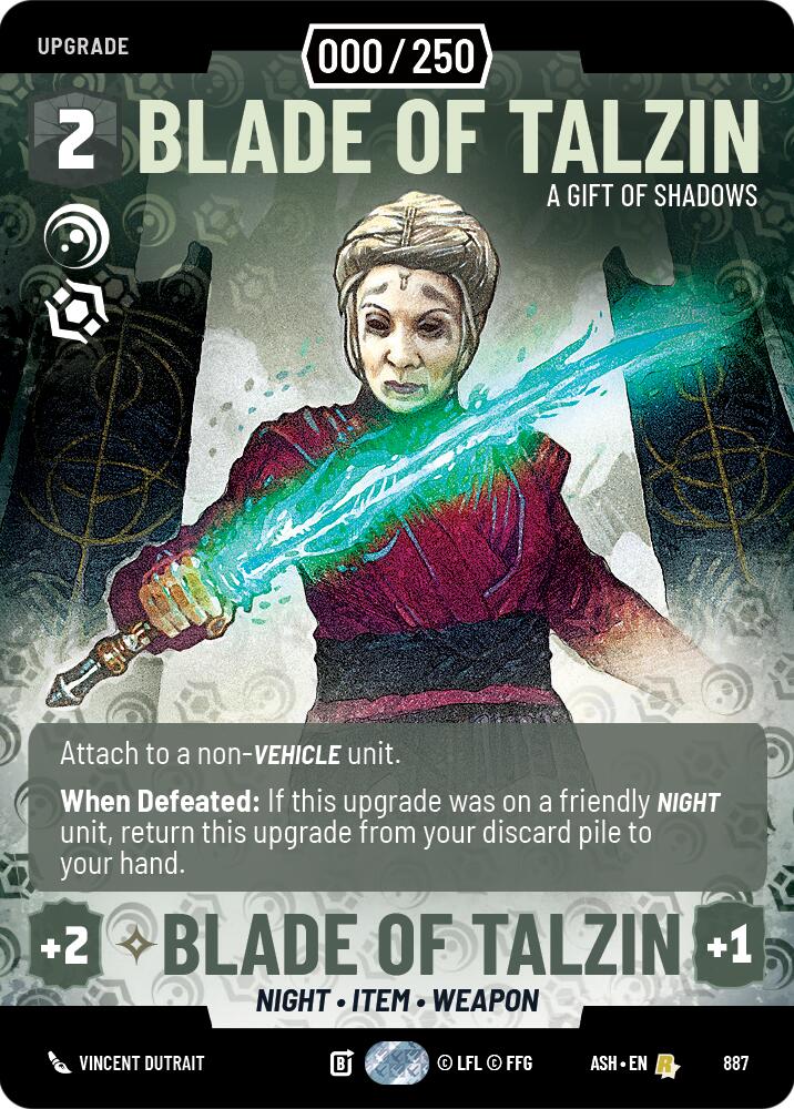 Blade of Talzin - A Gift of Shadows (887) (Serialized) (887) [Ashes of the Empire] | Exor Games New Glasgow